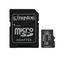 Kingston Atmiņas karte SDCIT2/16GB Kingston UHS-I 16 GB, microSDHC/SDXC Industrial Card, Flash memory class Class 10, UHS-I, U3, V30, A1, SD Adapter