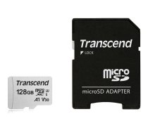 TRANSCEND Atmiņas karte TS128GUSD300S-A MEMORY MICRO SDXC 128GB W/ADAP/C10 TS128GUSD300S-A TRANSCEND