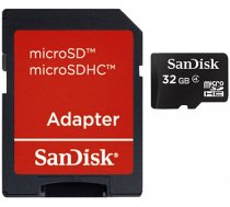 SANDISK BY WESTERN DIGITAL Atmiņas karte SDSDQM-032G-B35A MEMORY MICRO SDHC 32GB W/ADAPT/CL4 SDSDQM-032G-B35A SANDISK