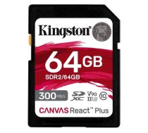 Kingston Atmiņas karte SDR2/64GB MEMORY SDXC 64GB C10/SDR2/64GB KINGSTON