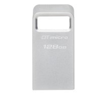 Kingston USB zibatmiņa DTMC3G2/128GB Kingston USB 3.2 Flash Drive DataTraveler micro 128 GB, USB 3.2, Silver