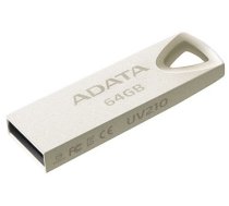 ADATA USB zibatmiņa AUV210-64G-RGD ADATA UV210 64 GB, USB 2.0, Silver