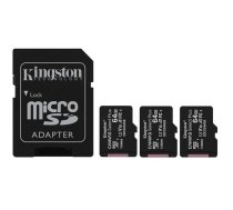 Kingston Atmiņas karte SDCS2/64GB-3P1A MEMORY MICRO SDXC 64GB UHS-I/3PACK SDCS2/64GB-3P1A KINGSTON