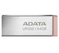 ADATA USB zibatmiņa UR350-64G-RSR/BG MEMORY DRIVE FLASH USB3.2 64GB/BROWN UR350-64G-RSR/BG ADATA