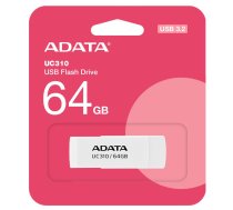 ADATA USB zibatmiņa UC310-64G-RWH ADATA | USB Flash Drive | UC310 | 64 GB | USB 3.2 Gen1 | White