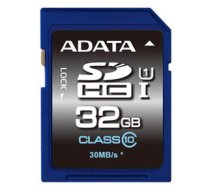 ADATA Atmiņas karte ASDH32GUICL10-R ADATA | Premier | 32 GB | SDHC | Flash memory class 10