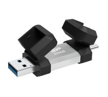 Silicon Power USB zibatmiņa SP256GBUC3C51V1S Silicon Power Dual USB Drive | Mobile C51 | 256 GB | USB Type-A and USB Type-C | Silver