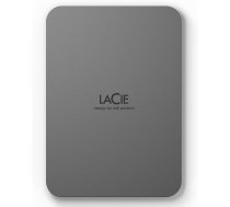 LaCie Cietais disks STLR4000400 External HDD|LACIE|Mobile Drive Secure|STLR4000400|4TB|USB-C|USB 3.2|Colour Space Gray|STLR4000400