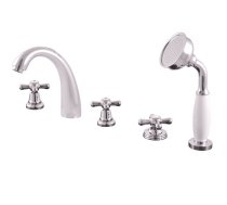 Bath mixer MORAVA RETRO - Barva chrom,Rozměr 3/8''