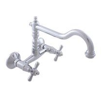 Basin lever mixer MORAVA RETRO - Barva ZLATÁ - lesklá,Rozměr 100 mm