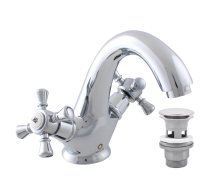 Basin lever mixer MORAVA RETRO - Barva chrom,Rozměr 3/8''