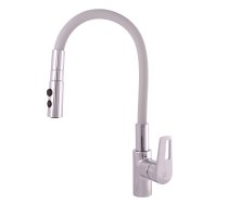 Sink lever mixer COLORADO - Barva chrom/šedá,Rozměr 3/8''