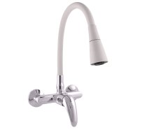 SAZAVA Sink lever mixer with flexible spout - Barva chrom/šedá,Rozměr 100 mm,Typ ručky SA502.0/13S