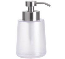 Soap dispenser free standing, 450 ml, stainless steel/plastic, matt