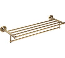 RETRO bronze: Towel rack with rail, 605 mm