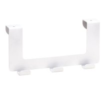 WHITE: Hanger for door, 3 hooks