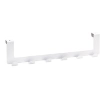 WHITE: Hanger for door, 6 hooks