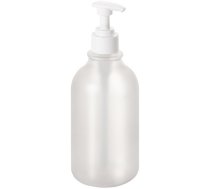 Plastmasas pudele ar sūkni priekš Ziepju dozators, apaļš, caurspīdīgs, 500 ml 131567700