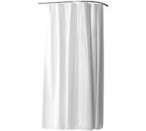 Shower curtain, 180 cm, white