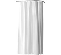 Shower curtain 200 cm, white