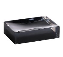 VISTA: Soap dish free standing, black