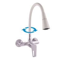COLORADO Sink lever mixer with flexible spout - Barva chrom,Rozměr 100 mm
