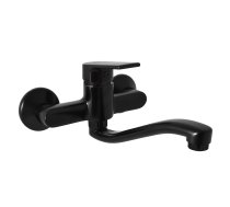 Washbasin and sink lever mixer  COLORADO BLACK MATT - Barva černá matná,Rozměr 100 mm