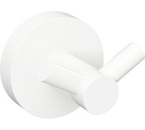 WHITE: Double robe hook