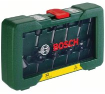 12- daļīgs frēžu komplekts 1/4 kāts BOSCH 2607019465