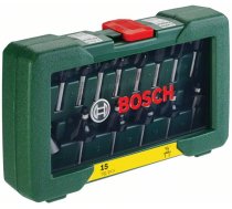 15-daļīgs frēžu komplekts 1/4 kāts BOSCH 2607019468