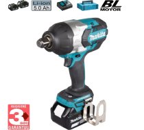 Akumulatora uzgriežņu atslēga 18V Makita DTW1001RTJ (2x5Ah, DC18RC; 3/4″, 1250Nm)