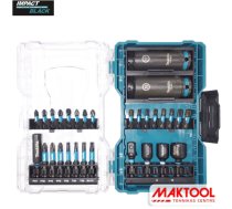 Uzgaļu komplekts (30gab) iepakojumā ar displeju Impact Black (Ph Pz Torx) 1/4hex 3/8rec Makita E-22903
