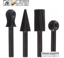 Frēžu komplekts (4gab) kāts 6mm Bosch 1609200314
