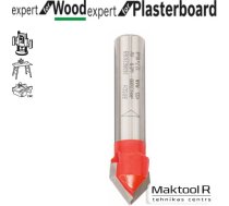 V-veida gropju frēze ExpertForWood 8mm D127mm L10mm G445mm 90° Bosch 2608629369