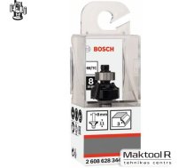 Noapaļošanas frēze 8mm R3mm D18.7mm L102mm G53mm Bosch 2608628344