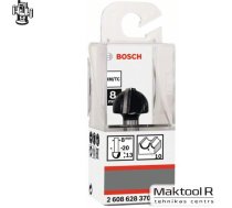 Ieliekto gropju frēze 8mm R10mm D20mm L12.4mm G46mm Bosch 2608628370