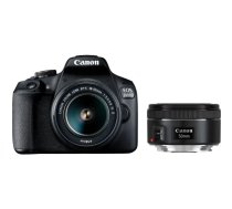 Canon EOS 2000D + EF-S 18-55mm IS II + EF 50mm STM