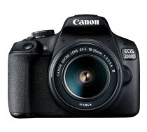 Canon EOS 2000D + 18-55mm III Kit, melns