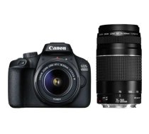 Canon EOS 4000D + 18-55mm III + 75-300mm III Kit