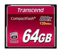 TRANSCEND CF 64GB 800X MLC (UDMA7) R120/W60