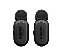 Shure MoveMic TWO 2-Channel Wireless Lavalier Microphones (MV-TWO-Z6)