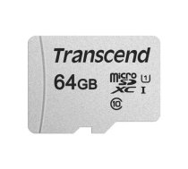 TRANSCEND 64GB UHS-I U1 SILVER MICROSD W/O ADAP