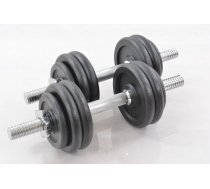 Metāla hanteļu komplekts 2 x 15 kg