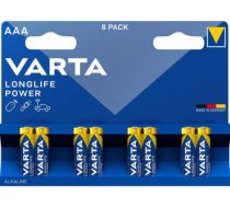 8 x VARTA HIGH ENERGY 1,5V AAA baterijas