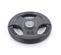 Olimpiskais gumijots svaru disks 5kg (50mm)