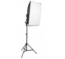 Studijas Gaismu komplekts Monohead 85W, Softbox 50x70cm ar statīvu  (foto_03688)