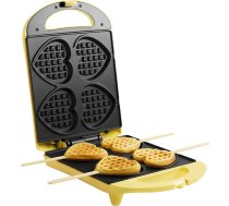 Bestron Waffle Iron for Heart Waffles Plāno vafeļu panna 780W