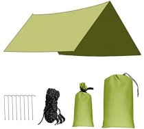 LangRay Zeltplane 3m x 3m Camping Tarp 2000mm - Āra brezenta nojume