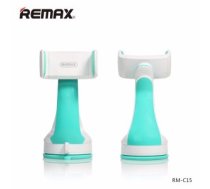Remax RM-C15 Auto stikla / Paneļa Stiprinājums priekš Telefona / GPS Navigācijas (55-85cm platums) White/Blue RM-C15 white blue