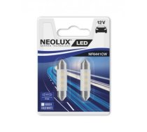 NEOLUX Spuldze C5W 41MM (2 gab., 12 V, 0,5 W, balta NLXNF6441CW-02B